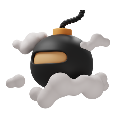 忍者爆弾  3D Icon
