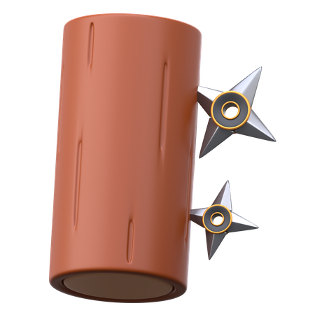 Ninja Shuriken Training  3D Icon