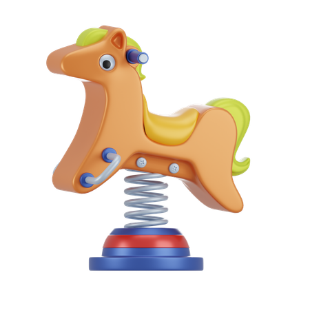 Caballo niño  3D Icon