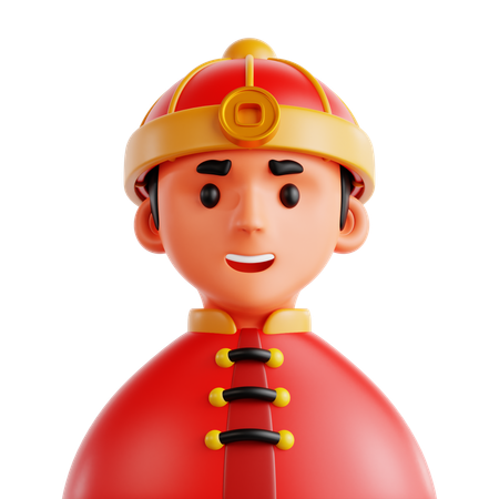 Chico chino  3D Icon