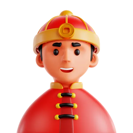 Chico chino  3D Icon