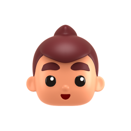 Chico chino  3D Icon