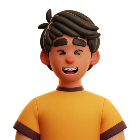 NIÑO CON CAMISETA  3D Icon