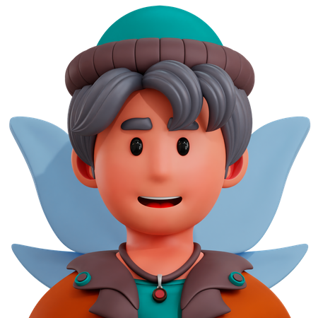Niño hada  3D Icon