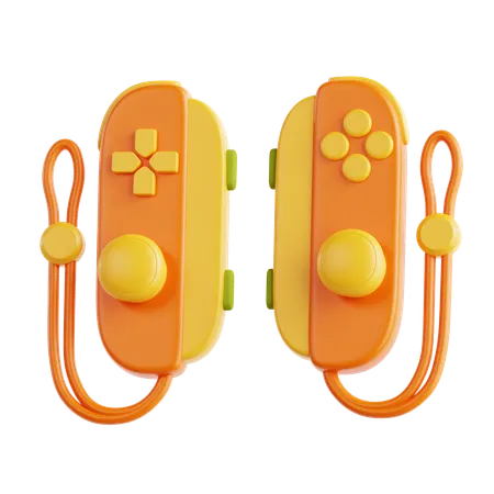 Nintendo Joycon Gaming  3D Icon