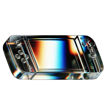 3 D Illustration Nintendo Switch Glass Dispersion 3D Icon