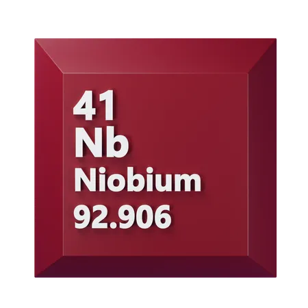 Niobium  3D Icon