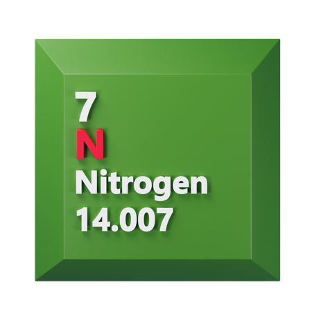 Nitrogen  3D Icon