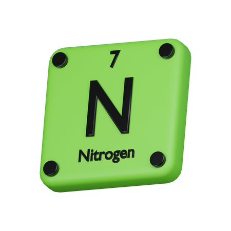 Nitrógeno  3D Icon