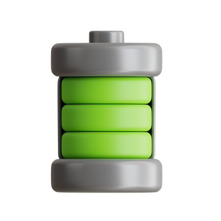 Niveau de batterie  3D Icon