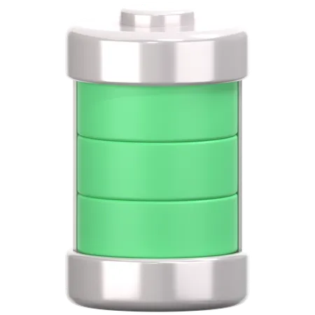 Niveau de batterie  3D Icon