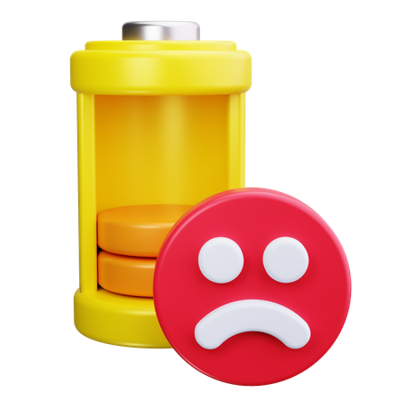 Niveau de batterie  3D Icon