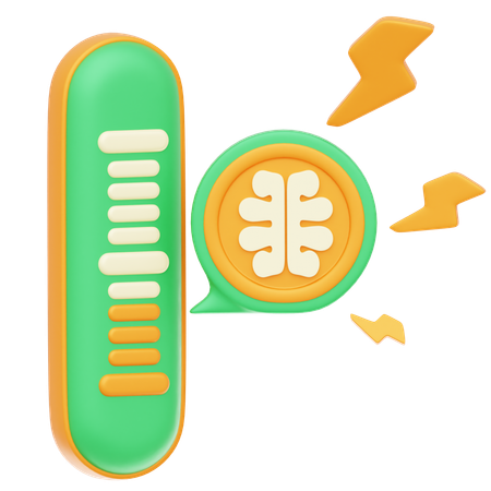 Niveau de stress  3D Icon