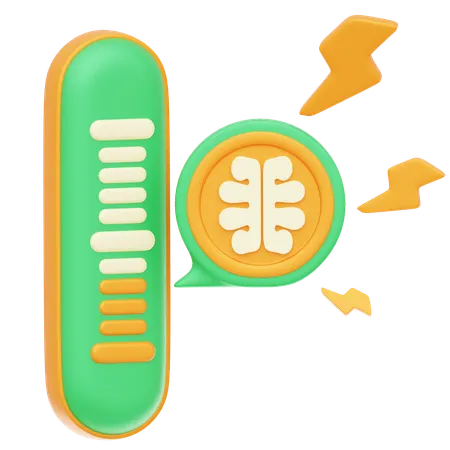 Niveau de stress  3D Icon