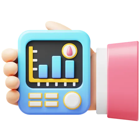 Taux de sucre dans le sang  3D Icon