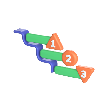 Niveaux de priorité  3D Icon