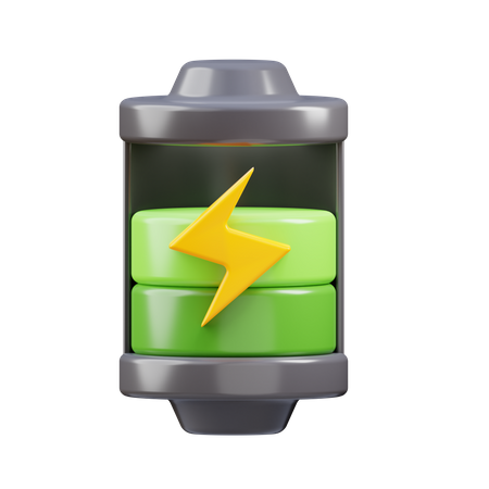 Nivel de bateria  3D Icon
