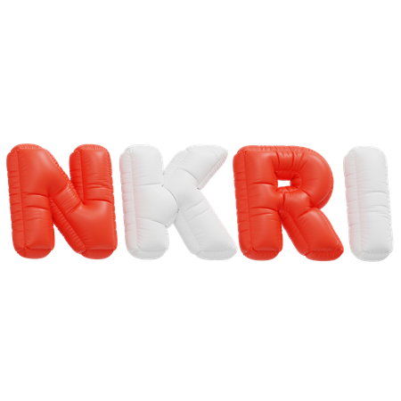 NKRI  3D Icon