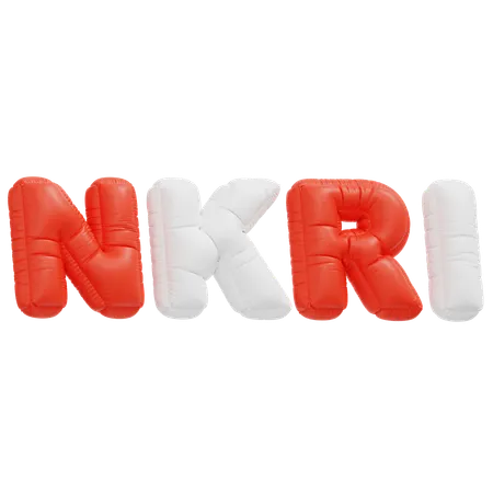 NKRI  3D Icon