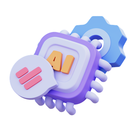 NLP  3D Icon