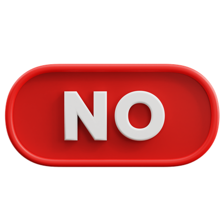 No  3D Icon