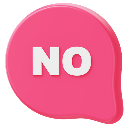 No  3D Icon