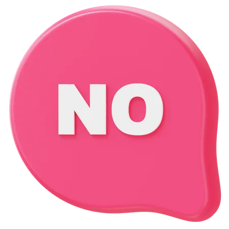 No  3D Icon