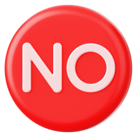 No  3D Icon