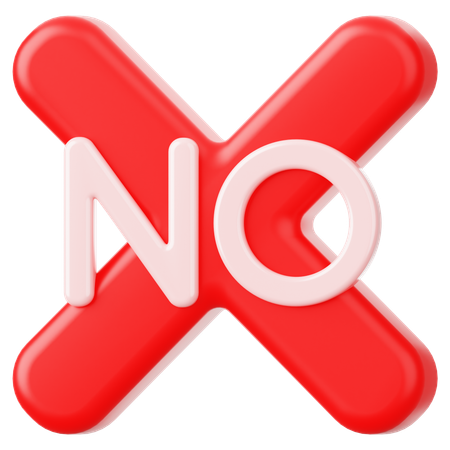 No  3D Icon