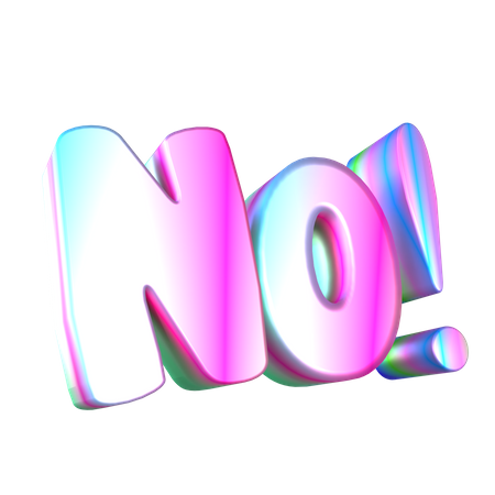 No!  3D Icon