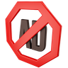 ad blocker emoji 3d