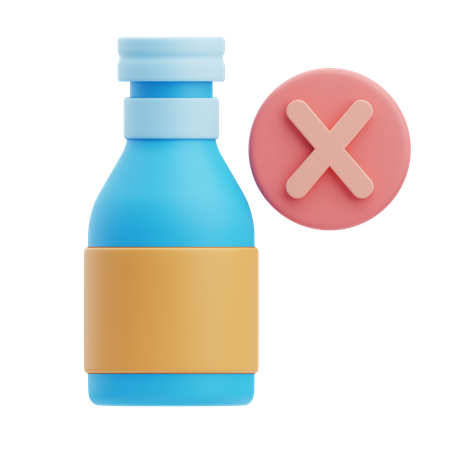 No Alcohol  3D Icon