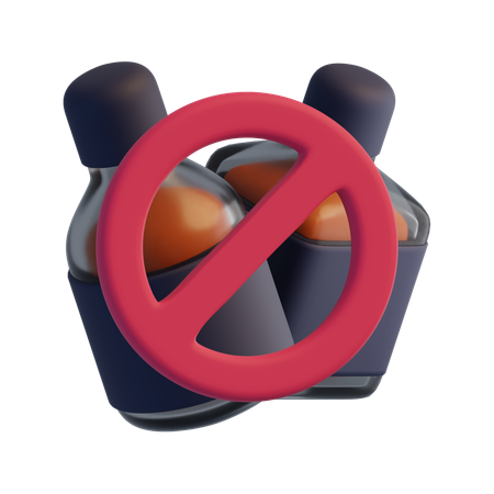 No alcohol  3D Icon