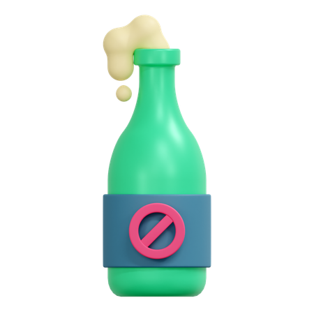 No Alcohol  3D Icon