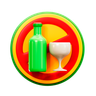 3d alcohol logo