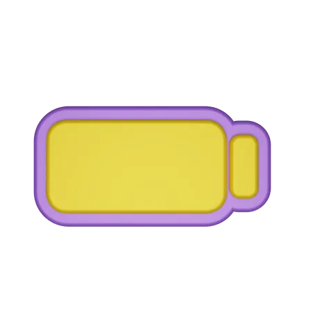 No Battery  3D Icon