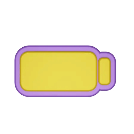 Battery Energy Charging 3D Icon