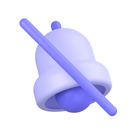 No Bell  3D Icon