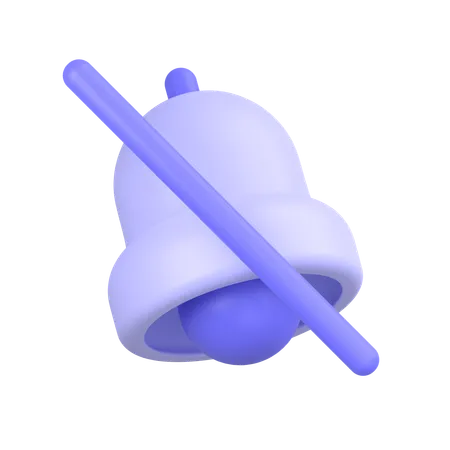 No Bell  3D Icon