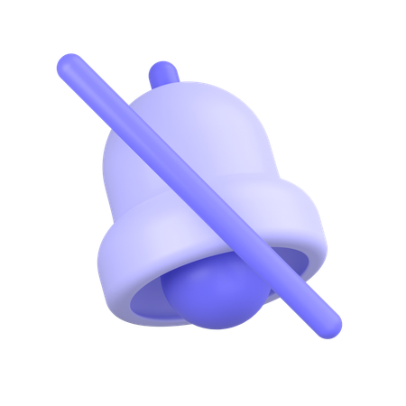 No Bell  3D Icon