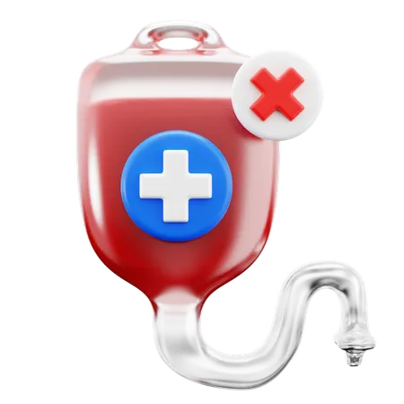 No Blood Transfusion  3D Icon