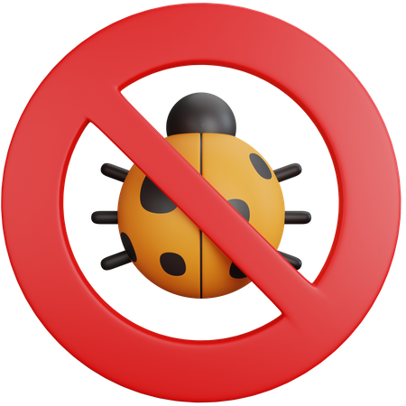 No Bug  3D Icon