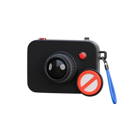 No Camera  3D Icon