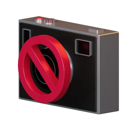 No camera  3D Illustration