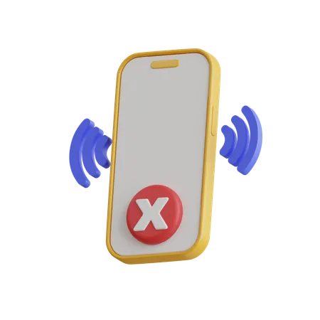 No Cellphone  3D Icon