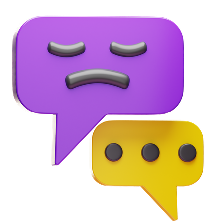 Pas de message texte  3D Icon