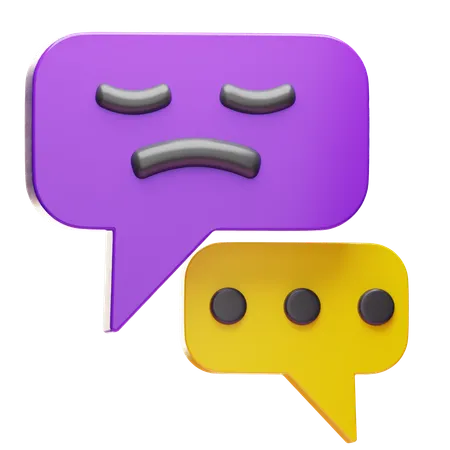 Pas de message texte  3D Icon