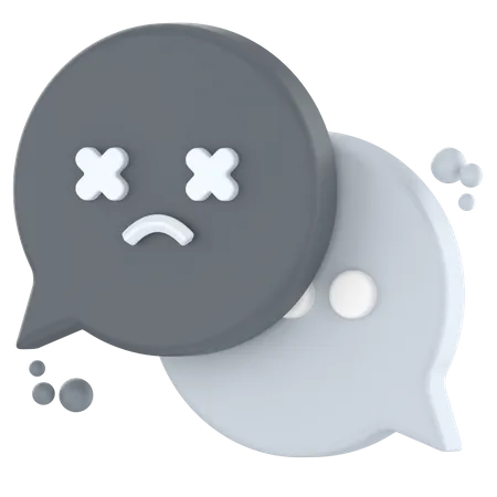 No Chat  3D Icon