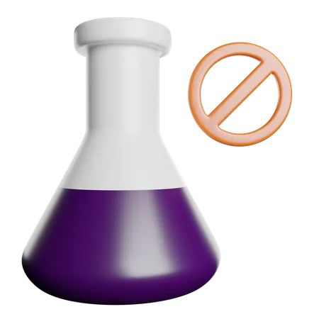 No Chemical Forbidden 3D Icon