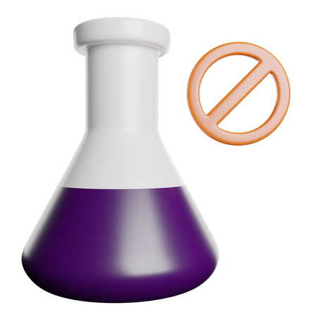 No Chemical  3D Icon